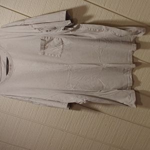 Used 4XL Tan Harbor Bay Men's T Shirt